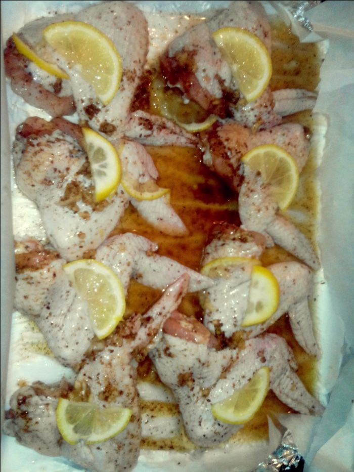 Курица в маринаде с лимоном
