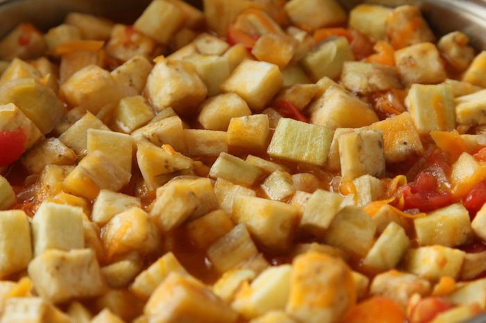 Суп-пюре из баклажанов