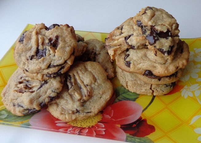 Шоколадное печенье на арахисовой пасте