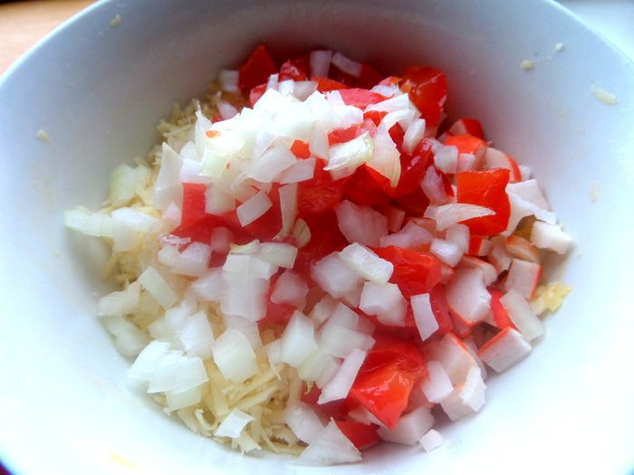 Бутерброды с крабовой начинкой