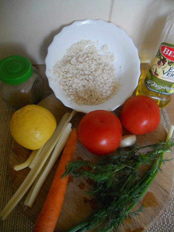 Веррин с рисом и овощами