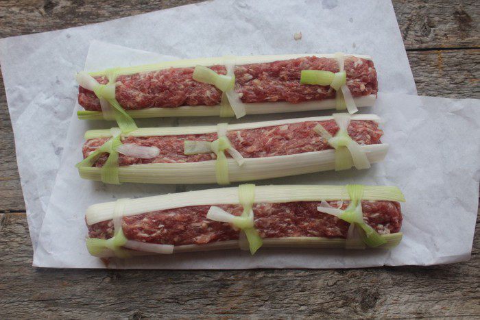 Люля-кебаб в порее