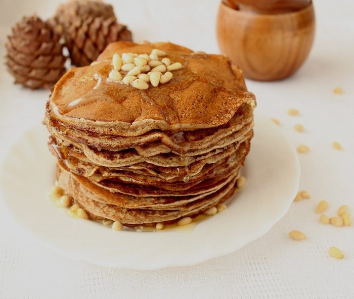 Блины на муке из кедровых орешков