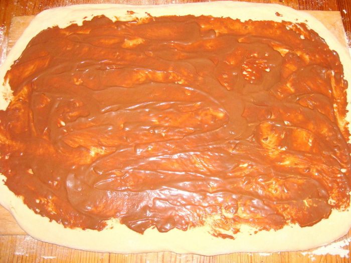  Пирог &amp;quot;Шоколадно-банановая улитка&amp;quot; по мотивам рецепта Юлии Высоцкой