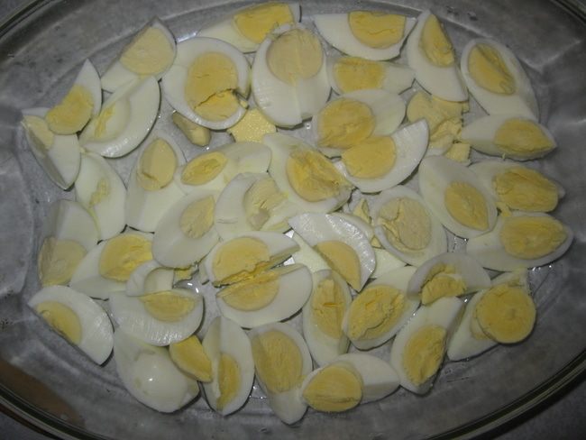 Огретен с томатами и яйцами