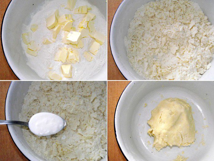 Киш с тыквой и мясом