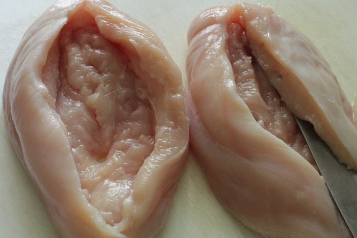 Лодочки из куриного филе с овощами