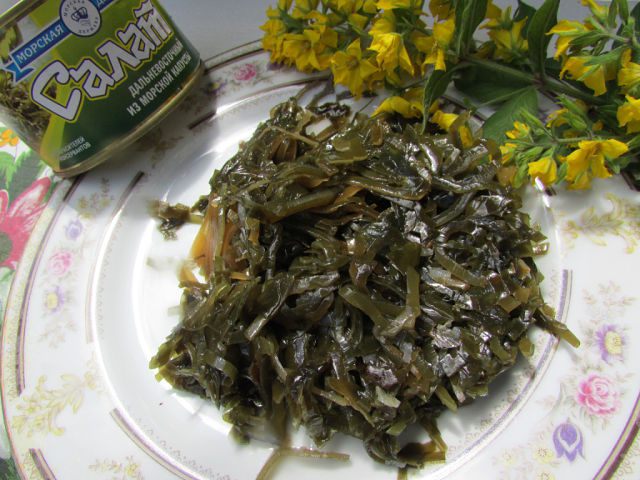 Куриный суп с морской капустой