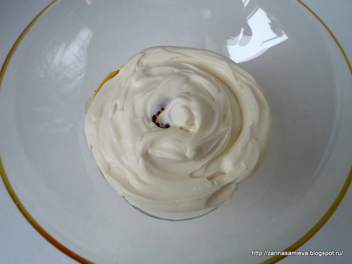 Ванильно-облепиховый тирамису