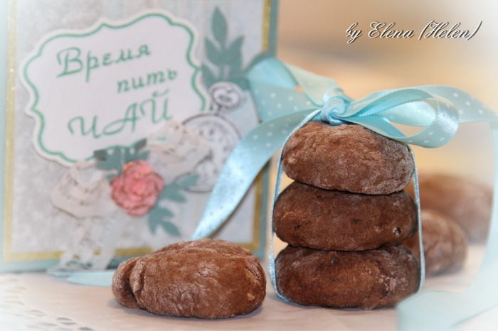 Шоколадно-овсяное печенье &amp;quot;Английское чаепитие&amp;quot;