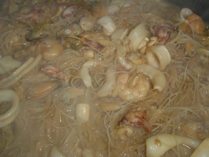 &amp;quot;Морской коктейль&amp;quot; с рисовой вермишелью