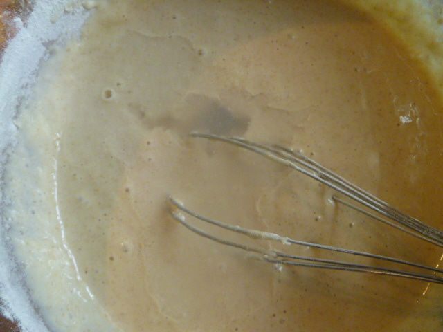 Блинный пирог с мясом 