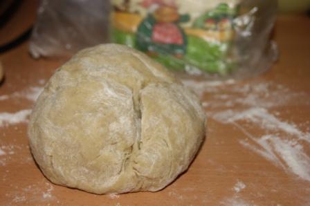 Осенний пирог с лисичками на картофельном тесте