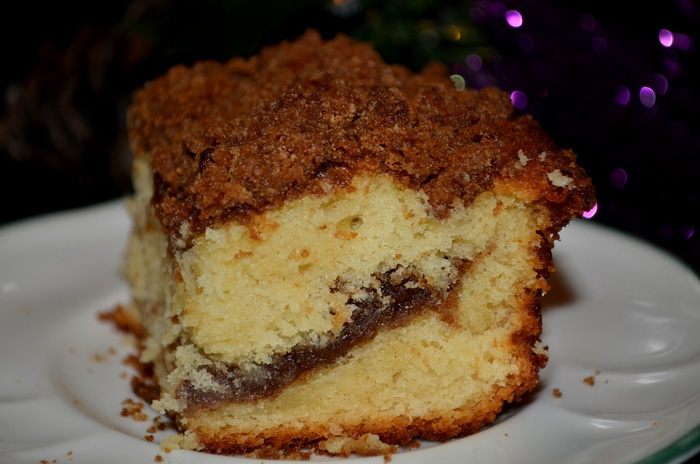 Кекс со штрейзелем с корицей