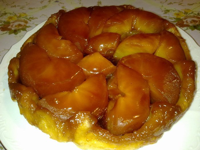 Яблочный пирог Tarte Tatin aux pommes