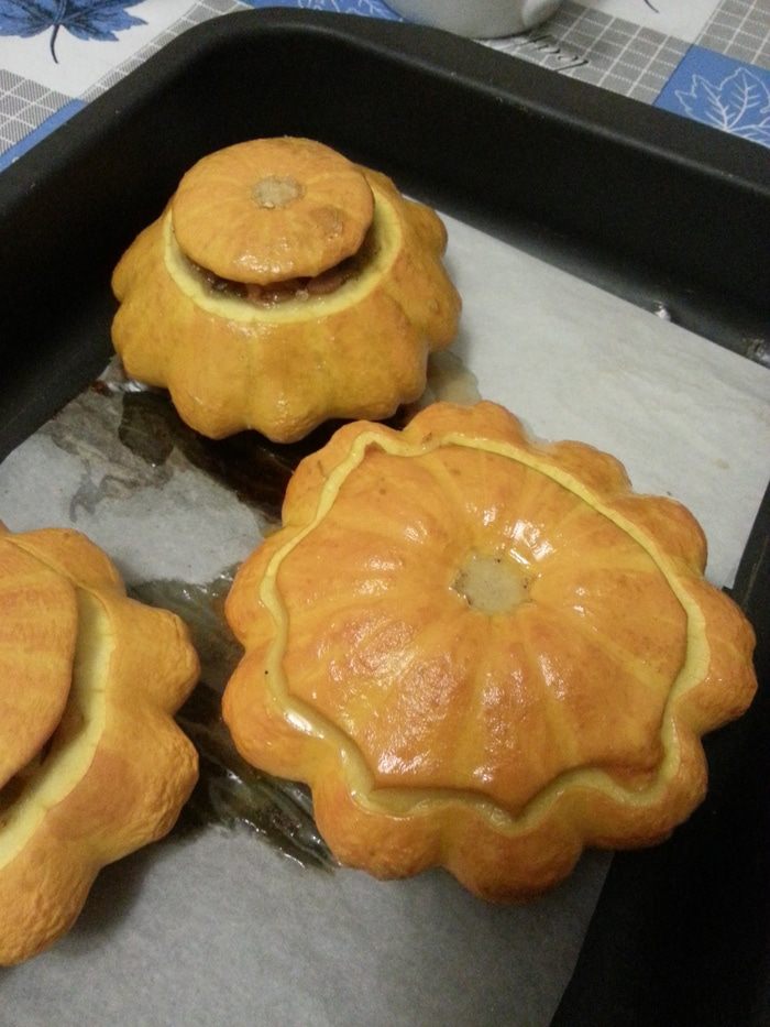 Патиссоны с начинкой