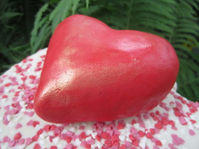 Серце из мастики  МК.