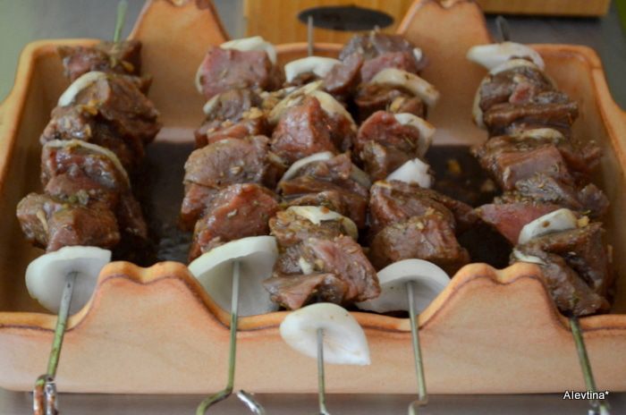 Кебаб с итальянским вкусом