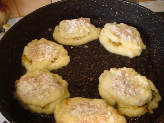 Драники из картофельного пюре