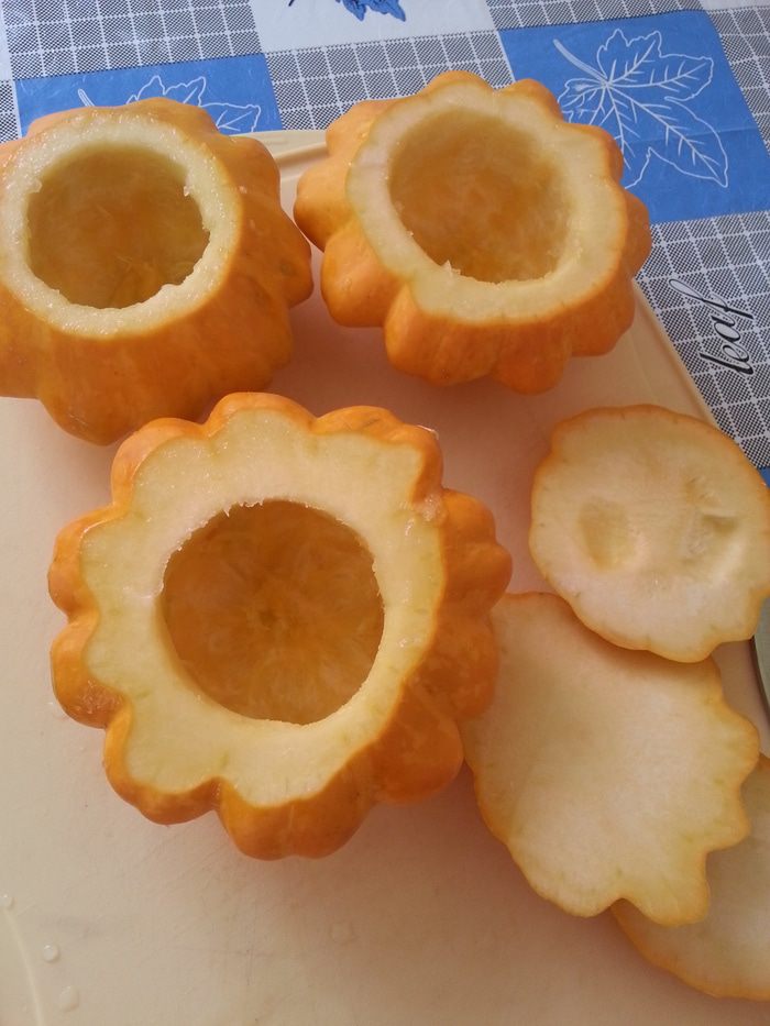 Патиссоны с начинкой