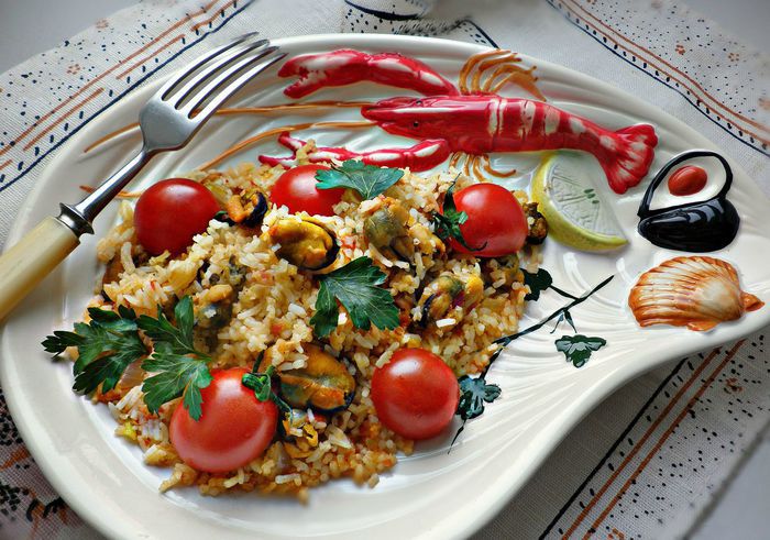 Плов с мидиями &amp;quot;Средиземноморский круиз&amp;quot;