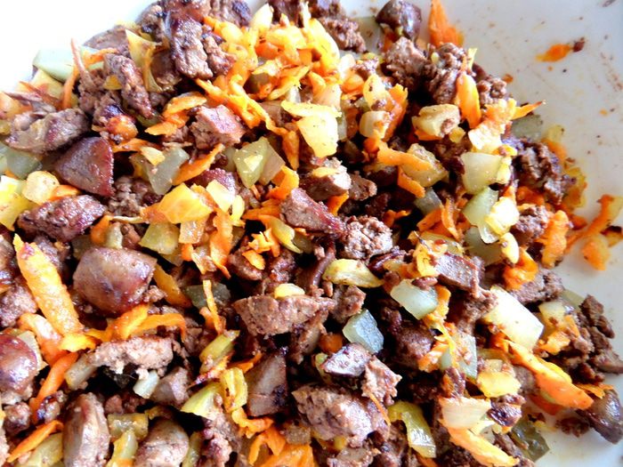 Картофельные зразы с печенью