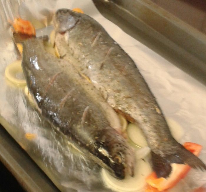 Форель в духовке