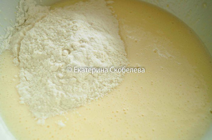 Творожный Наполеон с лимонным курдом