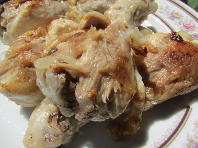 Куриный суп с морской капустой