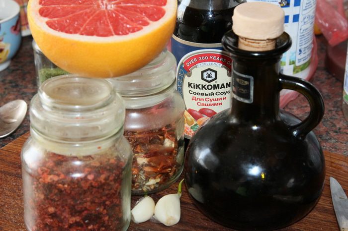 Рыба под баклажановой шубкой 