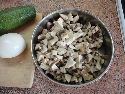 Тимбаль из цукини