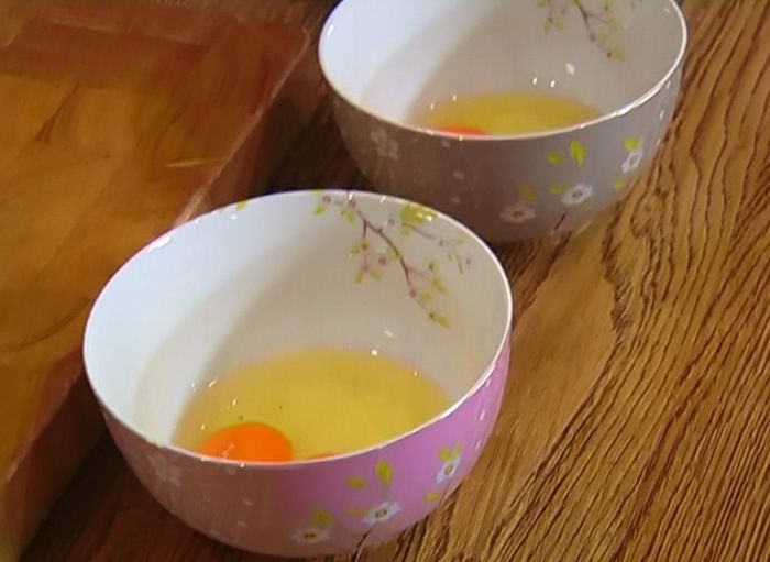 Трехцветный омлет 