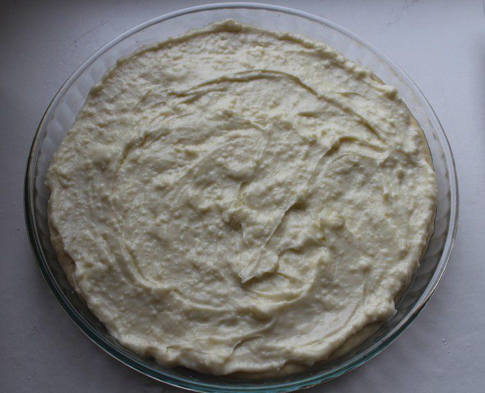 Пирог с яблоками и клюквой