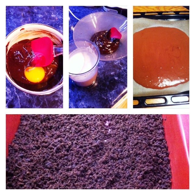 Шоколадный торт с маракуйей и безе