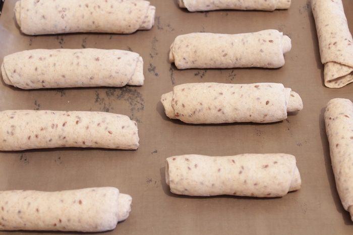 Хлебцы с семенами льна