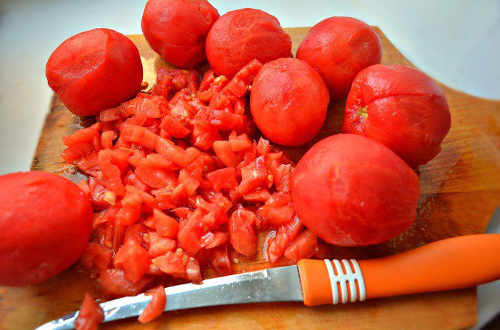 Пикантная закуска из баклажанов