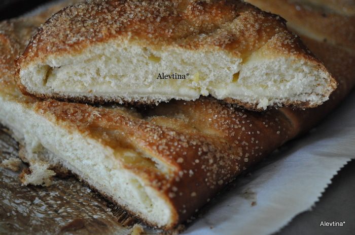 Лимонный плетеный хлеб