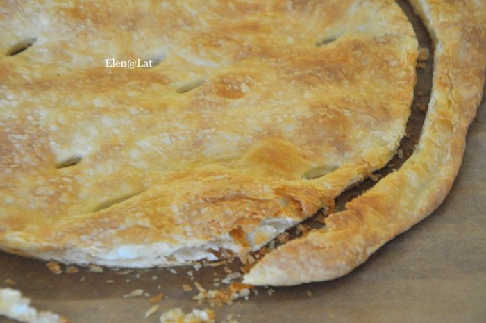 Польский пирог с малиной