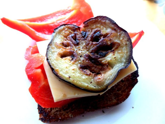 Овощные башенки с сыром