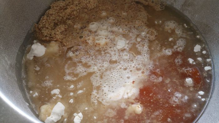 Постный миндальный пирог