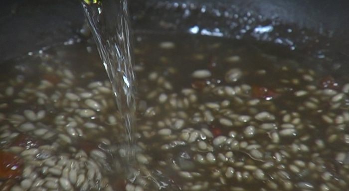 Черное ризотто