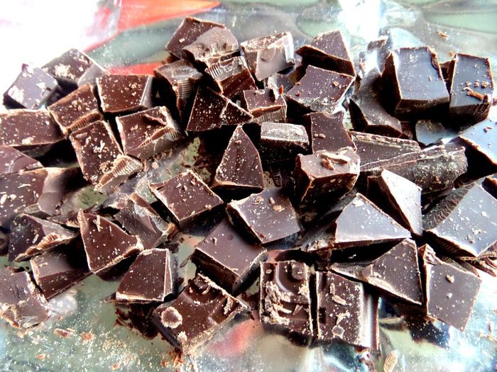 Бананово-шоколадный кекс