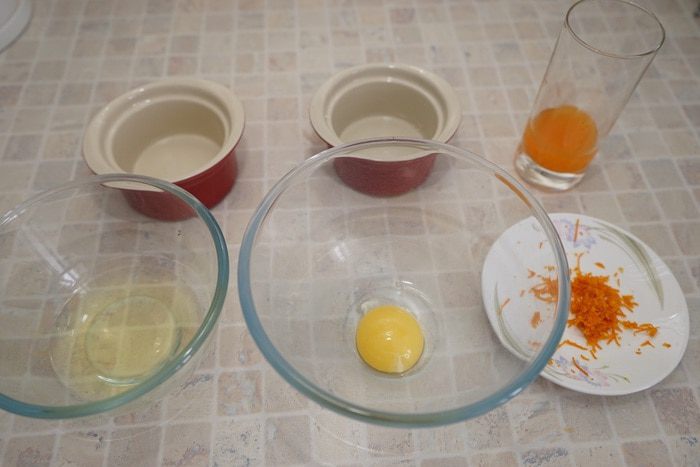 Крем-пудинг с мандаринами