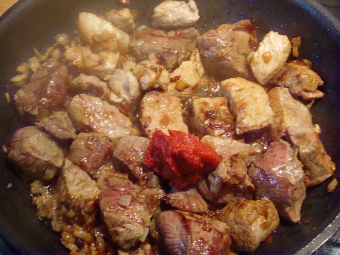 Кассероль под хрустящей корочкой из поленты