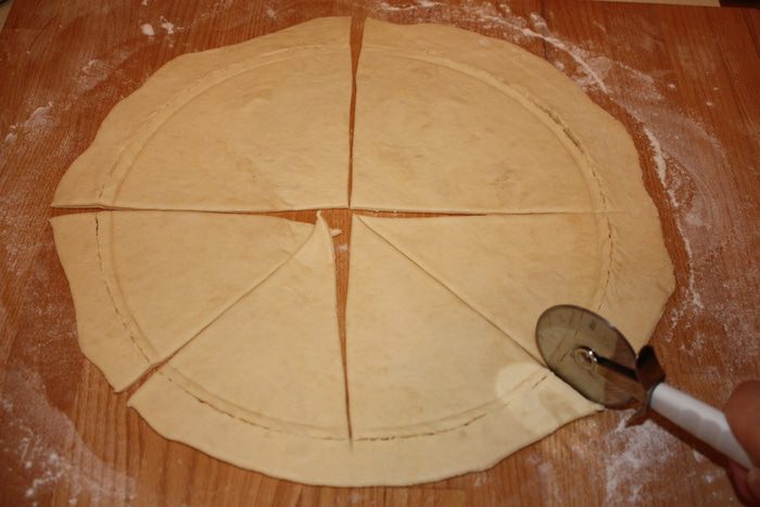 Рогалики с яблочной начинкой