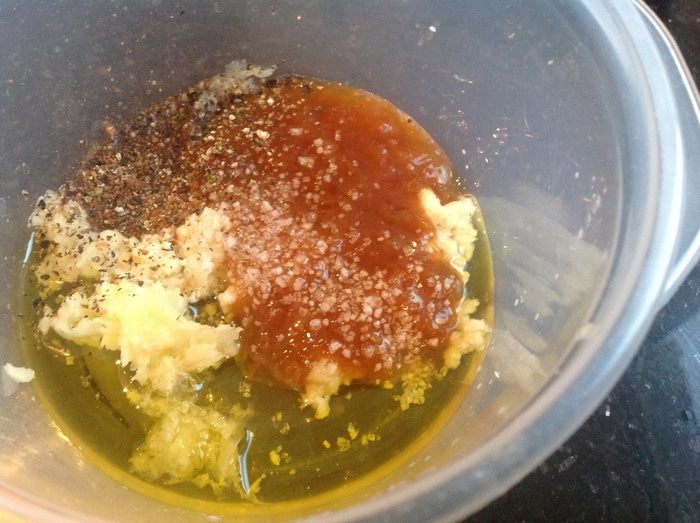 Курица в абрикосовой глазури