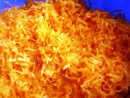 Морковные сердечки в стиле Тильда