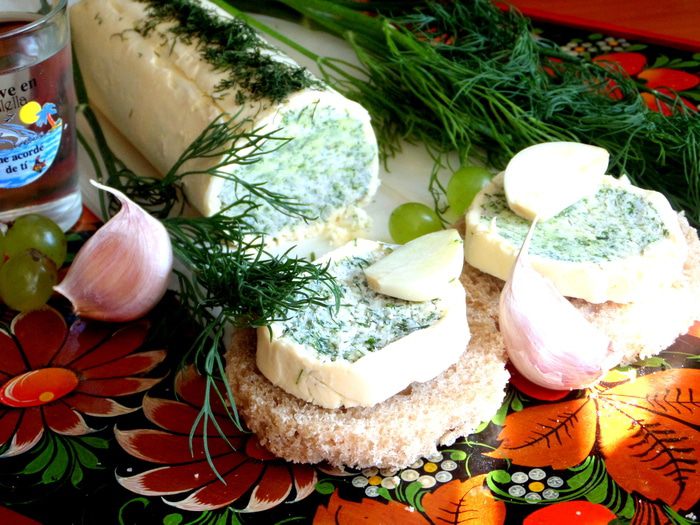 Сливочное масло с начинкой из краба и зелени (для Елены Ковач)