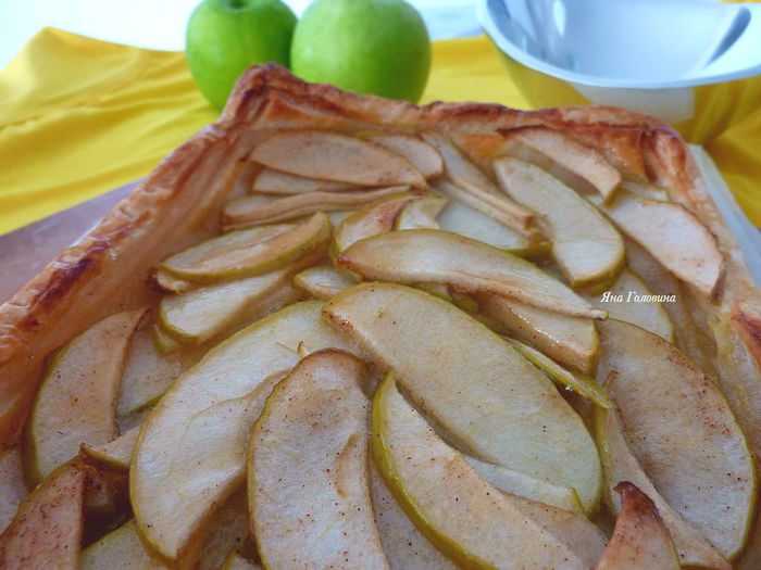 Деревенский яблочный тарт