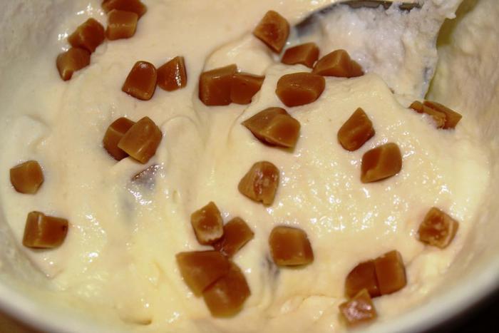 Семифреддо лимонное с добавками